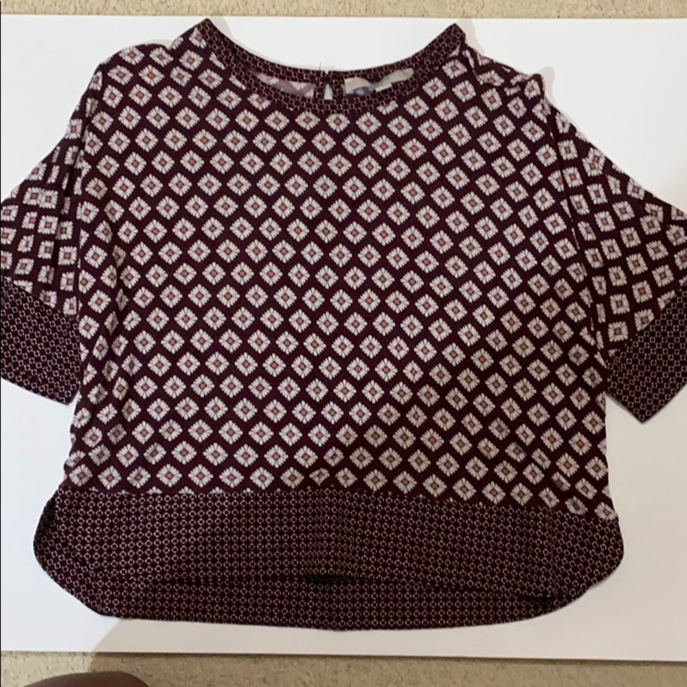 Boxy cropped shirt